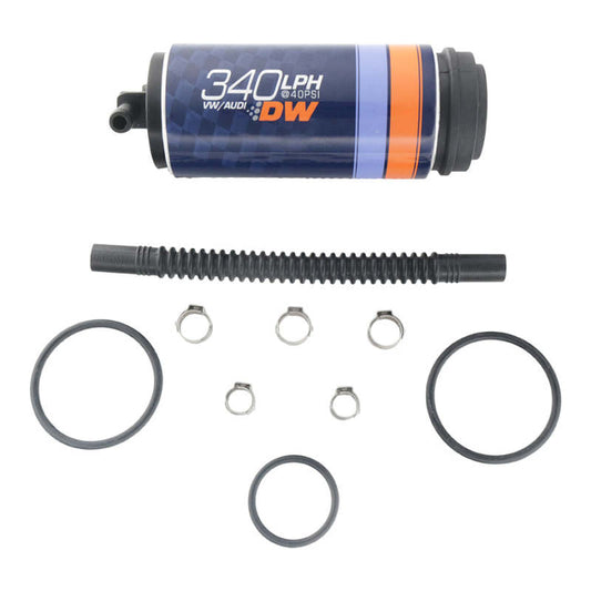 Deatschwerks DW340V Series 340lph In-Tank Fuel Pump w/ Install Kit For VW and Audi 1.8T FWD - awdtuningtx