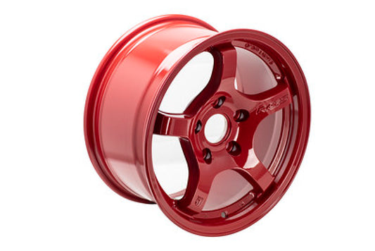 Gram Lights 57CR 18x9.5 +38 5x114.3 Milano Red Wheel - awdtuningtx