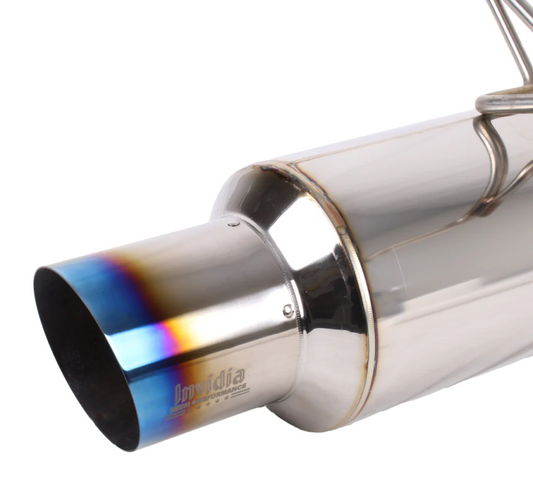 Invidia 2022+ Subaru WRX Single N1 Titanium Burnt Tip Cat-back Exhaust - awdtuningtx