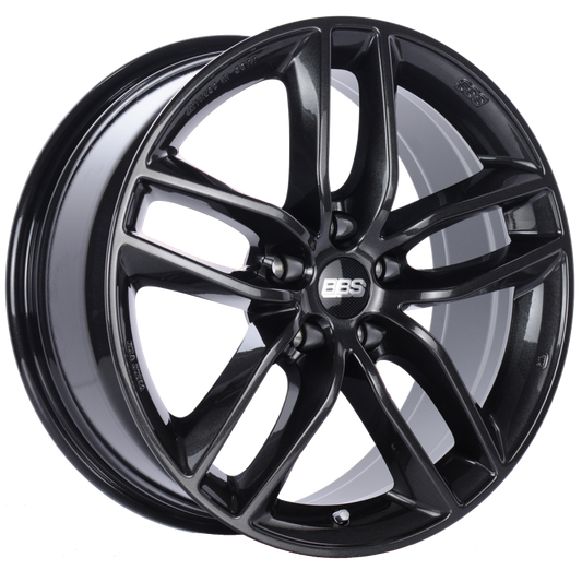 BBS SX 18x8 5x112 ET35 Crystal Black Wheel -82mm PFS/Clip Required - awdtuningtx