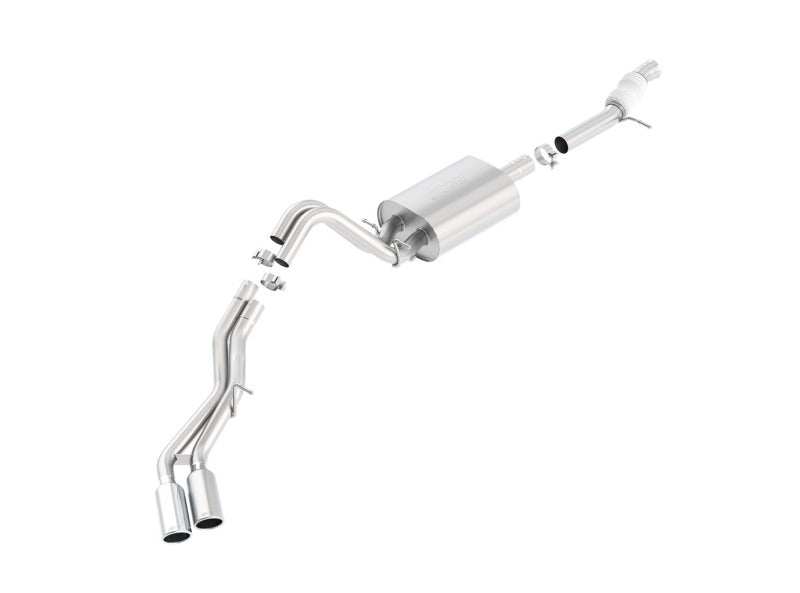 Borla Touring Cat Back 15-16 Chevy Tahoe 5.3L V8 2.75in, 2.25in Dual Same Side Exit 4in Tips - awdtuningtx