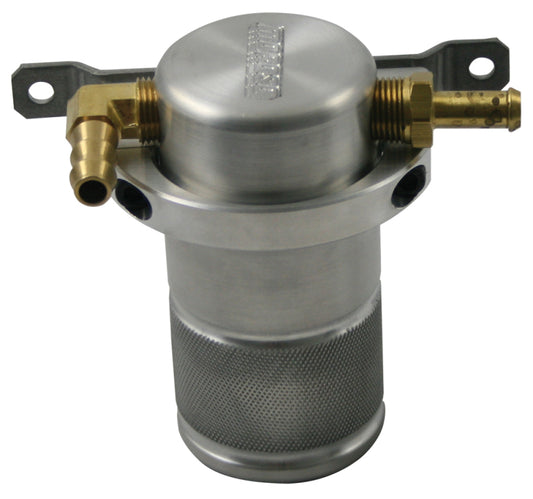 Moroso 90-05 Mazda Miata Air/Oil Separator Catch Can - Small Body - Billet Aluminum - awdtuningtx