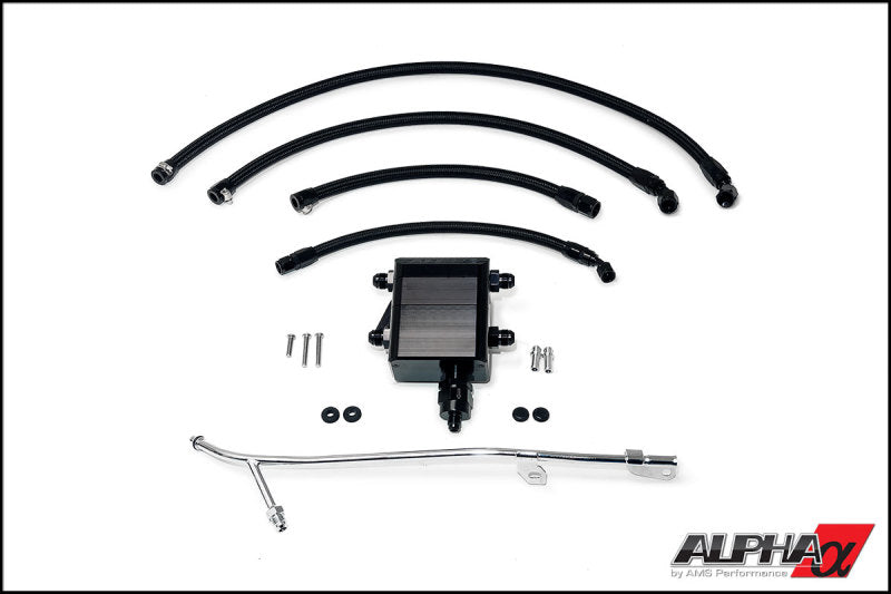 AMS Performance 2009+ Nissan GT-R R35 Alpha Air Oil Separator - awdtuningtx
