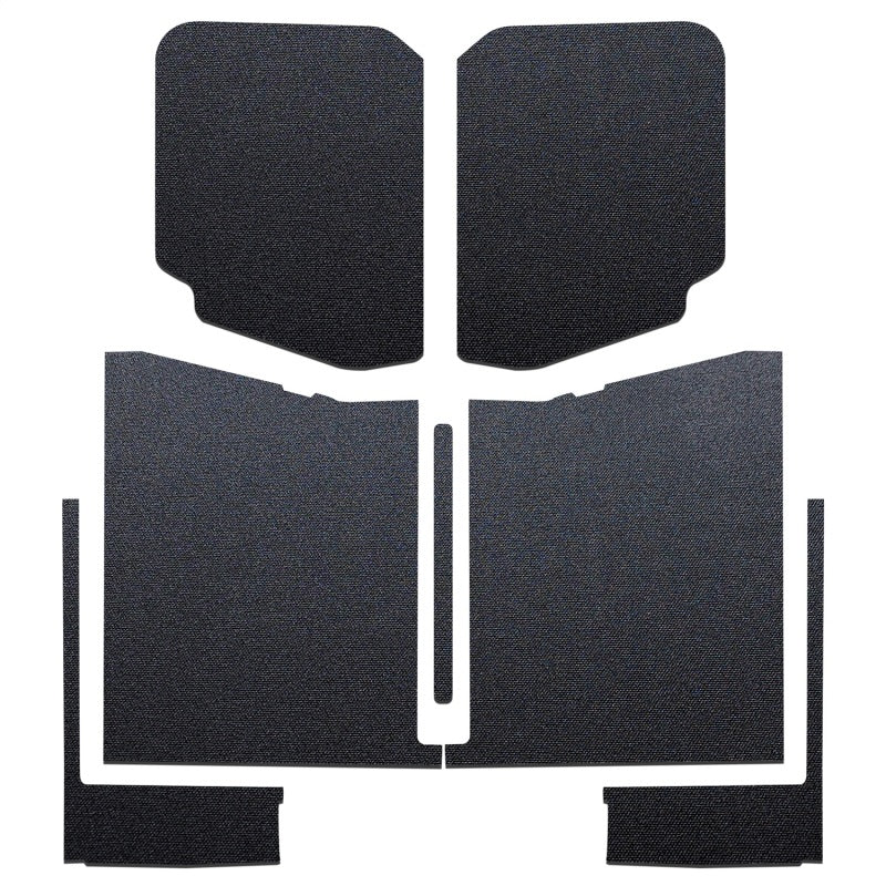 DEI 20-22 Jeep Gladiator JT 4-Door Boom Mat Complete Headliner Kit - 7 Piece - Black - awdtuningtx