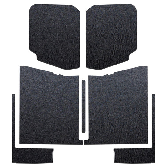 DEI 20-22 Jeep Gladiator JT 4-Door Boom Mat Complete Headliner Kit - 7 Piece - Black - awdtuningtx