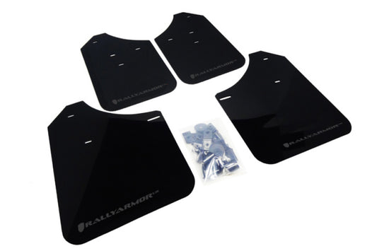 Rally Armor 02-07 Subaru WRX/STI/RS/2.5i (Wagons Req. Mod.) Black UR Mud Flap w/ Grey Logo - awdtuningtx