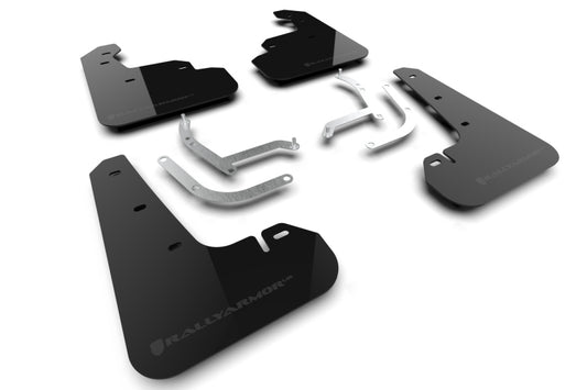 Rally Armor 2024 Subaru Impreza Black UR Mud Flap w/ Grey Logo - awdtuningtx