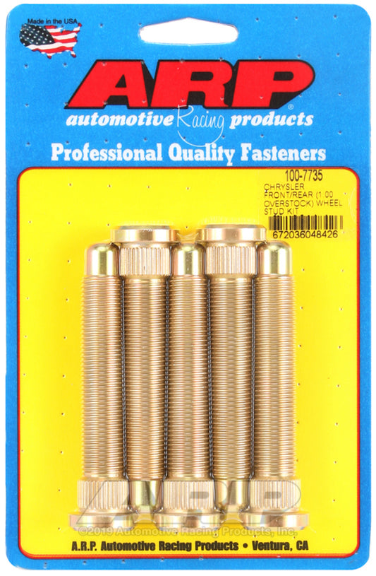 ARP Chrysler Front / Rear M14 1.000 Over Stock Wheel Stud Kit - awdtuningtx