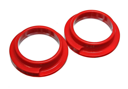 Energy Suspension Universal 3in ID 4 5/16in OD 1 1/8in H Red Coil Spring Isolators (2 per set) - awdtuningtx