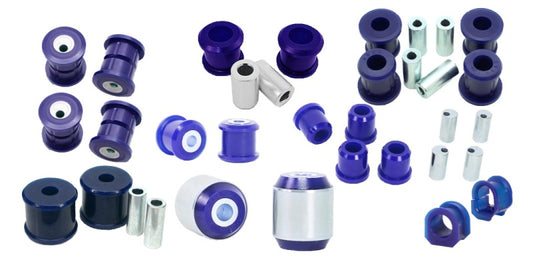 SuperPro 1993 Mazda RX-7 Base Front / Rear Vehicle Master Bushing Kit - Camber Adjustable - awdtuningtx