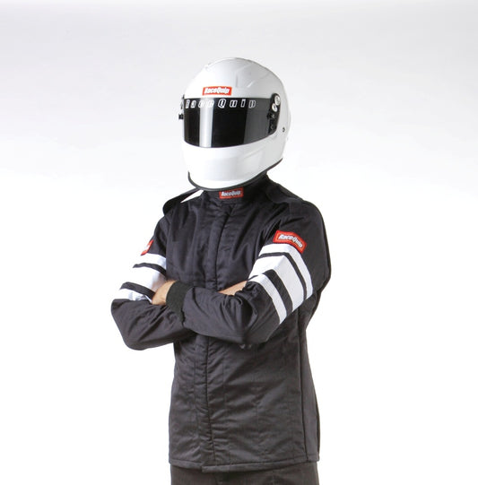 RaceQuip Black SFI-5 Jacket - Large - awdtuningtx