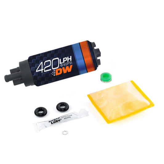 Deatschwerks DW420 Series 420lph In-Tank Fuel Pump w/ Install Kit For Eclipse (Turbo AWD) 95-98 - awdtuningtx