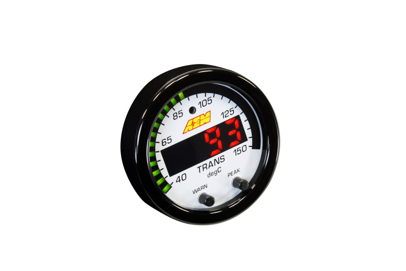 AEM X-Series Temperature 100-300F Gauge Kit (ONLY Black Bezel and Water Temp. Faceplate) - awdtuningtx
