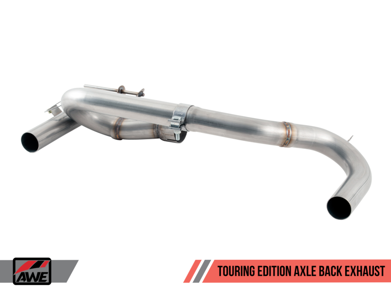 AWE Tuning BMW F3X 335i/435i Touring Edition Axle-Back Exhaust - Chrome Silver Tips (102mm) - awdtuningtx