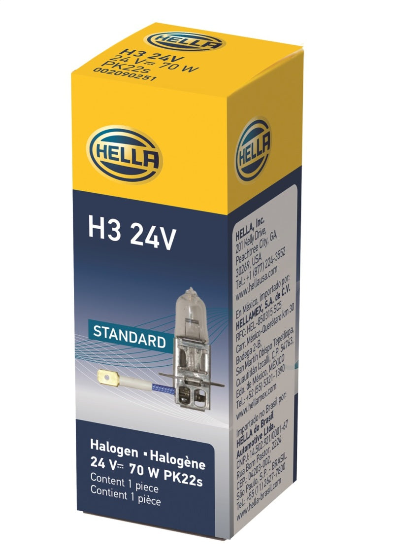 Hella H3 24V/70W PK22s T3.25 Halogen Bulb - awdtuningtx
