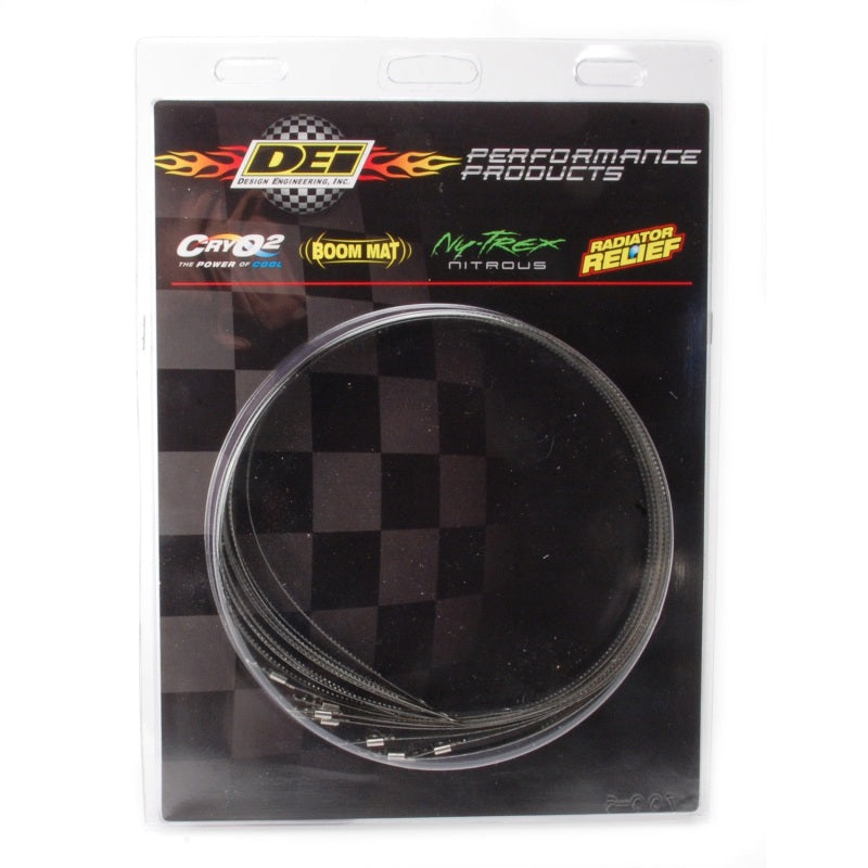 DEI Stainless Steel Positive Locking Tie 1/4in (7mm) x 20in - 10 per pack - awdtuningtx
