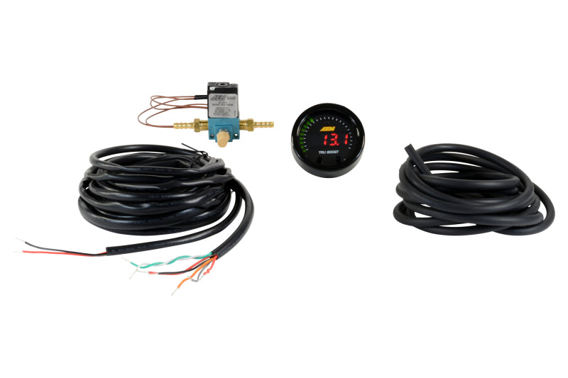 AEM X-Series Tru-Boost Controller Gauge w/ Boost Control Solenoid 80PSIg Internal MAP Sensor - awdtuningtx