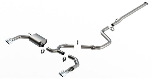 Borla 22-23 Hyundai Elantra N 2.0L 4 CYL. Turbo AT/MT ATAK Catback Exhaust Bright Chrome - awdtuningtx
