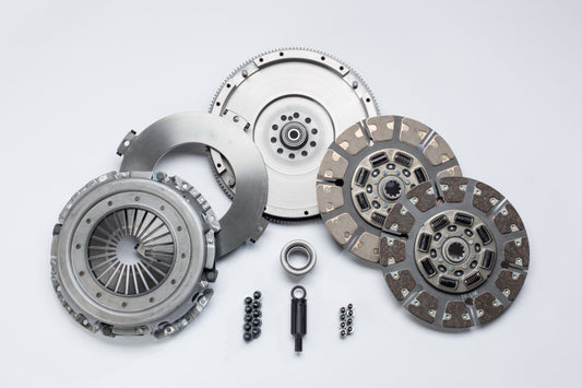 South Bend Clutch 99-03.5 Ford 7.3 Powerstroke ZF-6 Street Dual Disc Organic Clutch Kit - awdtuningtx