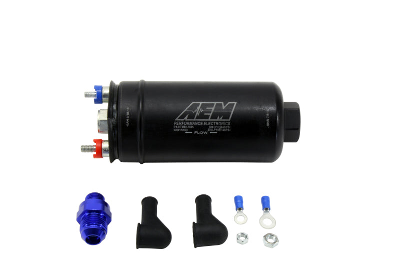 AEM 380LPH High Pressure Fuel Pump -6AN Female Out, -10AN Female In - awdtuningtx
