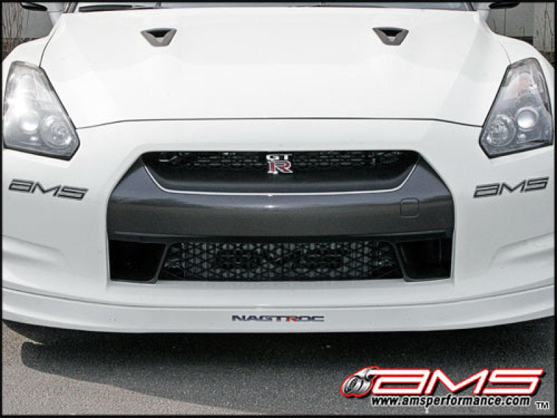 AMS Performance 2009+ Nissan GT-R R35 Replacement Alpha FMIC for Stock IC Piping w/Logo - awdtuningtx
