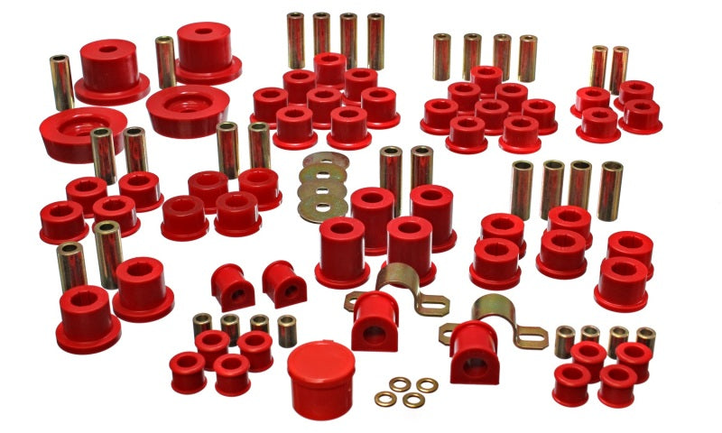 Energy Suspension 90-97 Mazda Miata Red Hyper-Flex Master Bushing Set - awdtuningtx