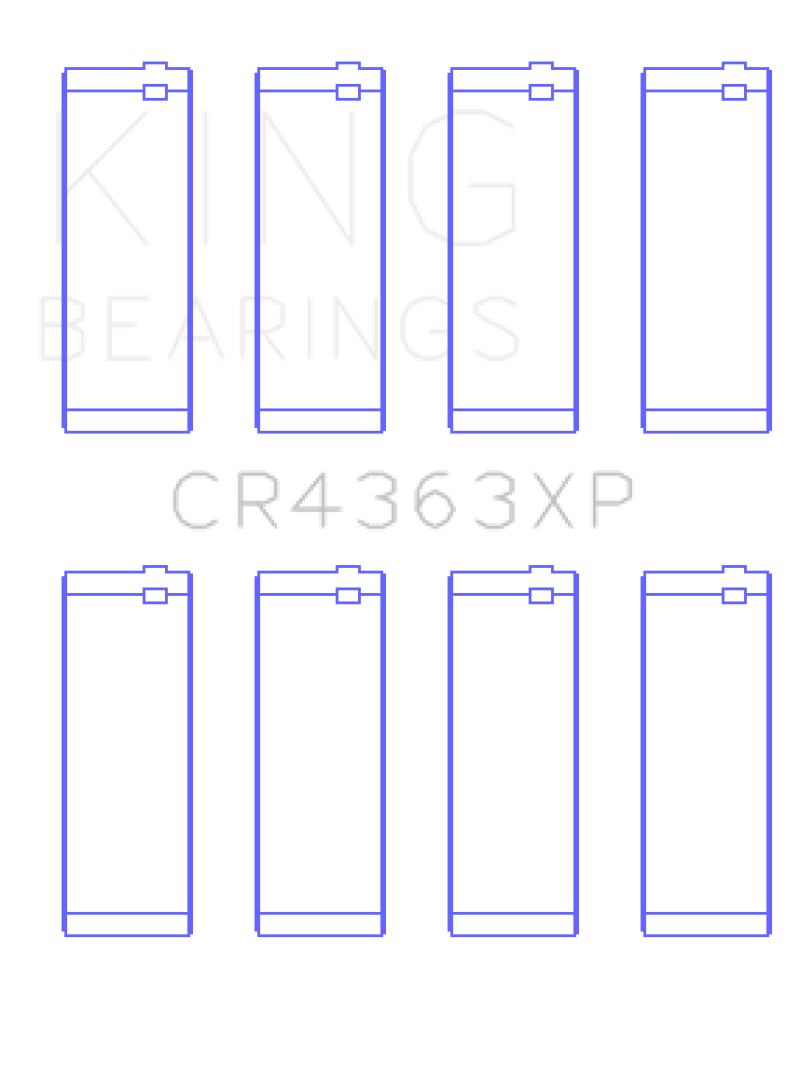 King 00-06 Chevrolet 2.2L DOHC Ecotec Connecting Rod Bearings (Set of 4) - awdtuningtx