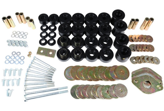Energy Suspension 91-97 Toyota Land Cruiser FJ80 Body Mount Set w/ Hardware - Black - awdtuningtx
