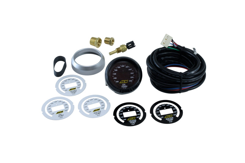 AEM 52mm Temperature (Transmission / Oil / Water) Digital Gauge - awdtuningtx