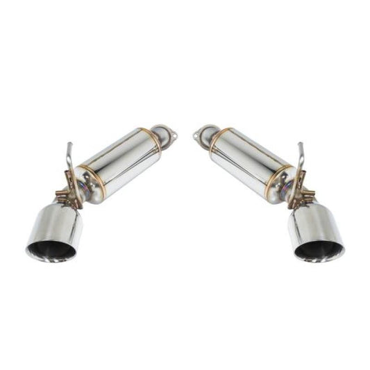 Remark 09-19 Nissan 370z Axle Back Exhaust w/Stainless Single Wall Tip - awdtuningtx
