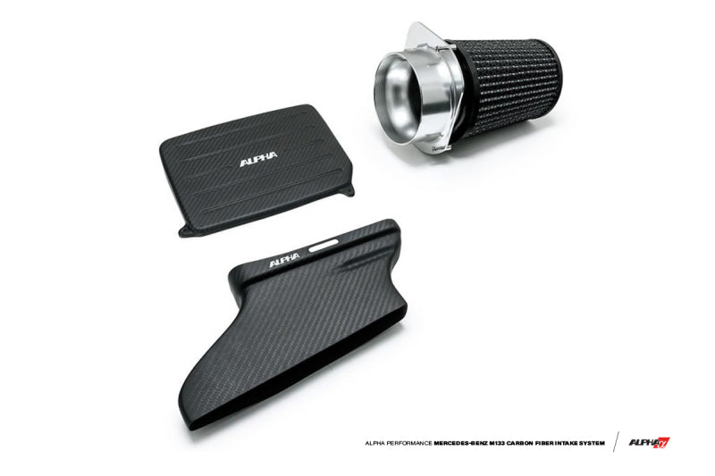 AMS Performance 14-18 Mercedes-Benz CLA 45 AMG 2.0T Alpha Intake System w/Carbon Fiber Duct & Lid - awdtuningtx