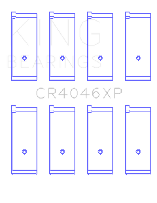 King Acura D16A1 (Size STD) Performance Rod Bearing Set - awdtuningtx
