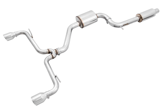 AWE Tuning Volkswagen GTI MK7.5 2.0T Touring Edition Exhaust w/Chrome Silver Tips 102mm - awdtuningtx