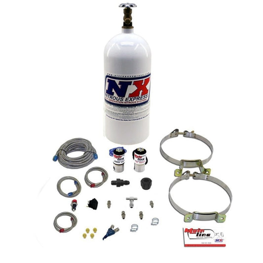 Nitrous Express Mainline EFI Single Nozzle Nitrous Kit w/10lb Bottle - awdtuningtx