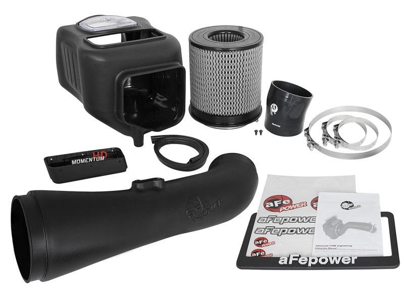 aFe Momentum HD Pro DRY S 2017 GM Diesel Trucks V8-6.6L Cold Air Intake System - awdtuningtx