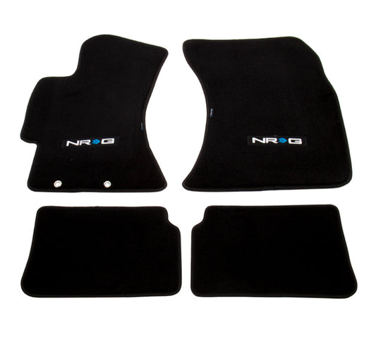 NRG Floor Mats - 2009-2011 Subaru Impreza WRX/STi (NRG Logo) - 4pc. - awdtuningtx