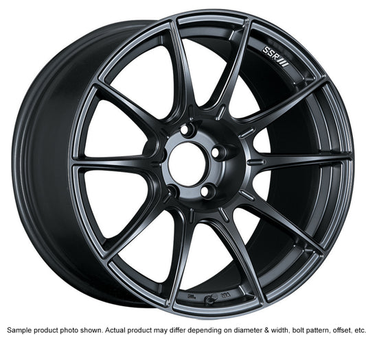 SSR GTX01 18x9.5 5x114.3 22mm Offset Flat Black Wheel Evo 8 9 X / G35 / 350z / 370z - awdtuningtx