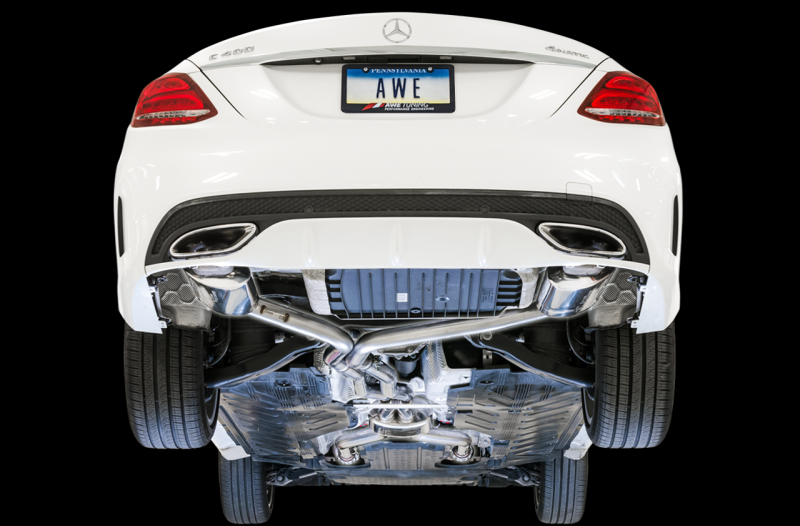 AWE Tuning Mercedes-Benz W205 C450 AMG / C400 Touring Edition Exhaust - awdtuningtx