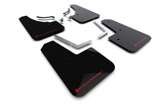 Rally Armor - 2024 Mazda CX-50 Black UR Mud Flap W/Red Logo (Will Not Fit CX-5) - awdtuningtx