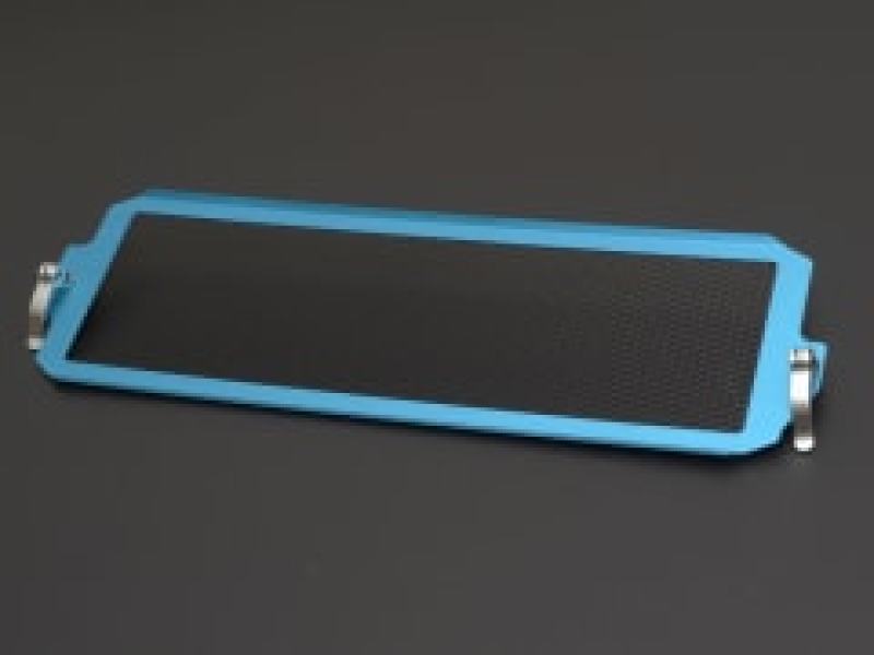 Cusco 08-17 Impreza (GR/GV/VA) Turbo Intercooler Protection Grill Kit Blue w/Blk Mesh - awdtuningtx