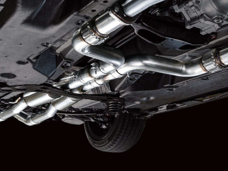 AWE 2023 Nissan Z RZ34 RWD Track Edition Catback Exhaust System w/ Chrome Silver Tips - awdtuningtx