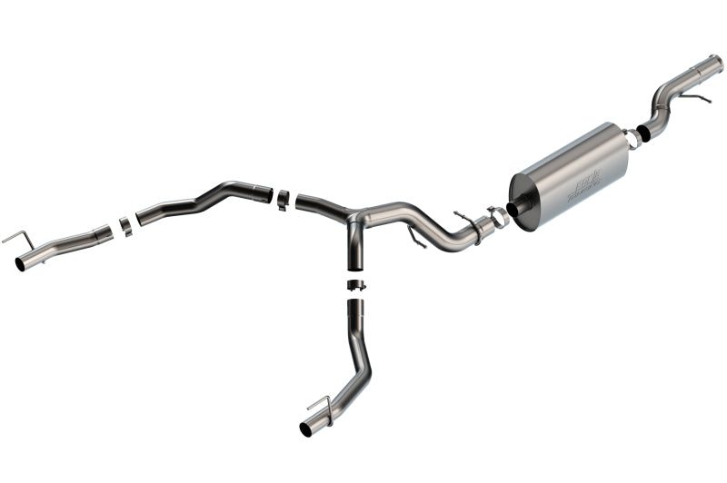 Borla 21-22 Cadillac Escalade 6.2L V8 2/4WD 4DR Touring Cat-Back Exhaust w/ Factory Bezel Tips - awdtuningtx