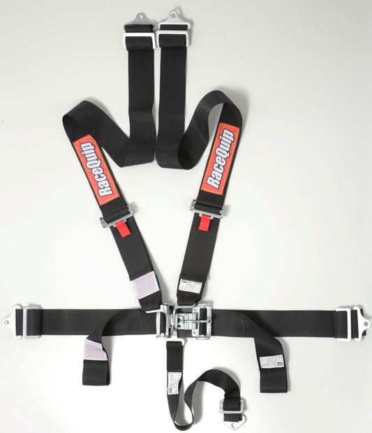RaceQuip Black L & L 5pt Seat Belt - awdtuningtx