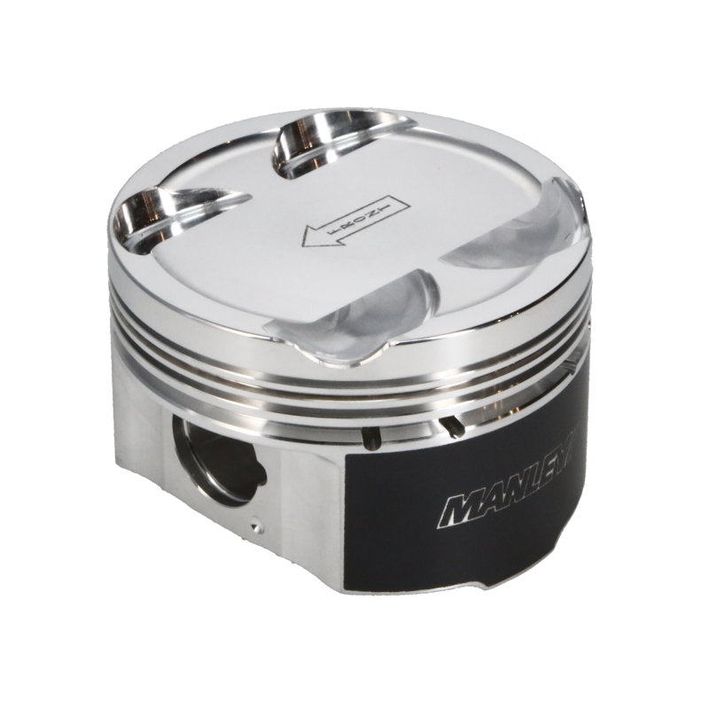 Manley 93-98 Toyota Supra Turbo (2JZGTE) 86.5mm +.5mm Oversized Bore 8.5:1 Dish Piston Set with Ring - awdtuningtx