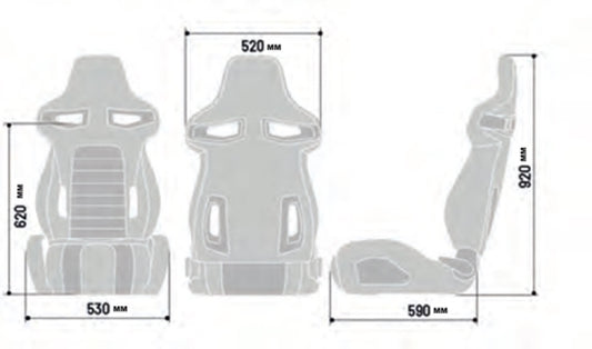 Sparco Seat R333 2021 Black - awdtuningtx