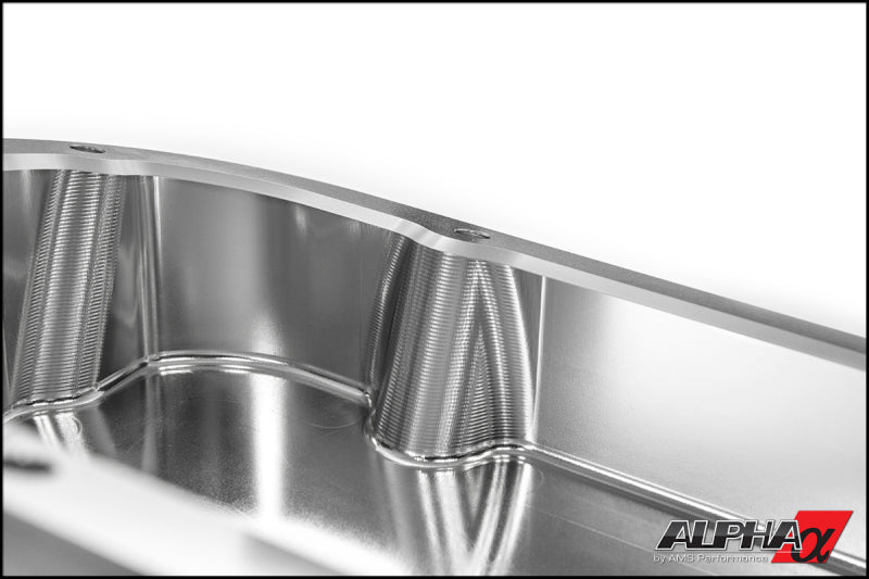 AMS Performance 09-11 Nissan GT-R (CBA) / 2012+ Nissan GT-R (DBA) Alpha CNC Billet VR38 Oil Pan - awdtuningtx