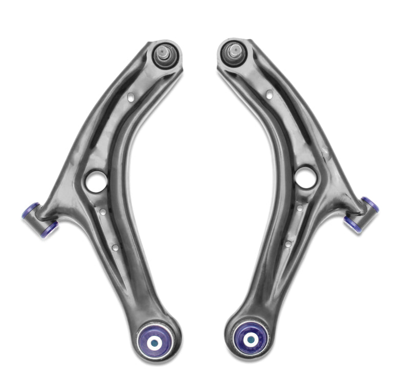 SuperPro 14-19 Ford Fiesta ST Front Lower Control Arm Set w/ Preinstalled SuperPro Bushings - awdtuningtx