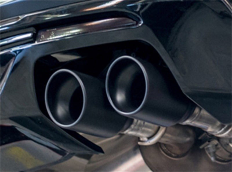 Borla 2016-2017 Chevrolet Camaro SS AT/MT S-Type Rear Section Exhaust w/o Dual Mode Ceramic Black - awdtuningtx