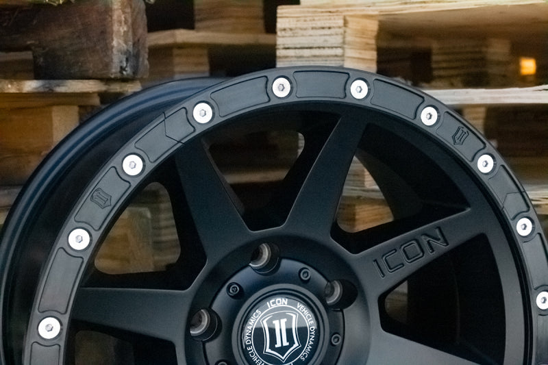 ICON 17in Compression/Alpha/Rebound Wheel Rock Ring Kit (20 Bolt) - awdtuningtx