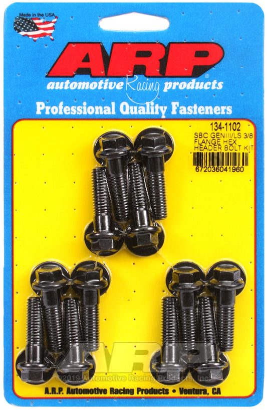 ARP Chevy LS 3/8in Flange Hex Header Bolt Kit - awdtuningtx